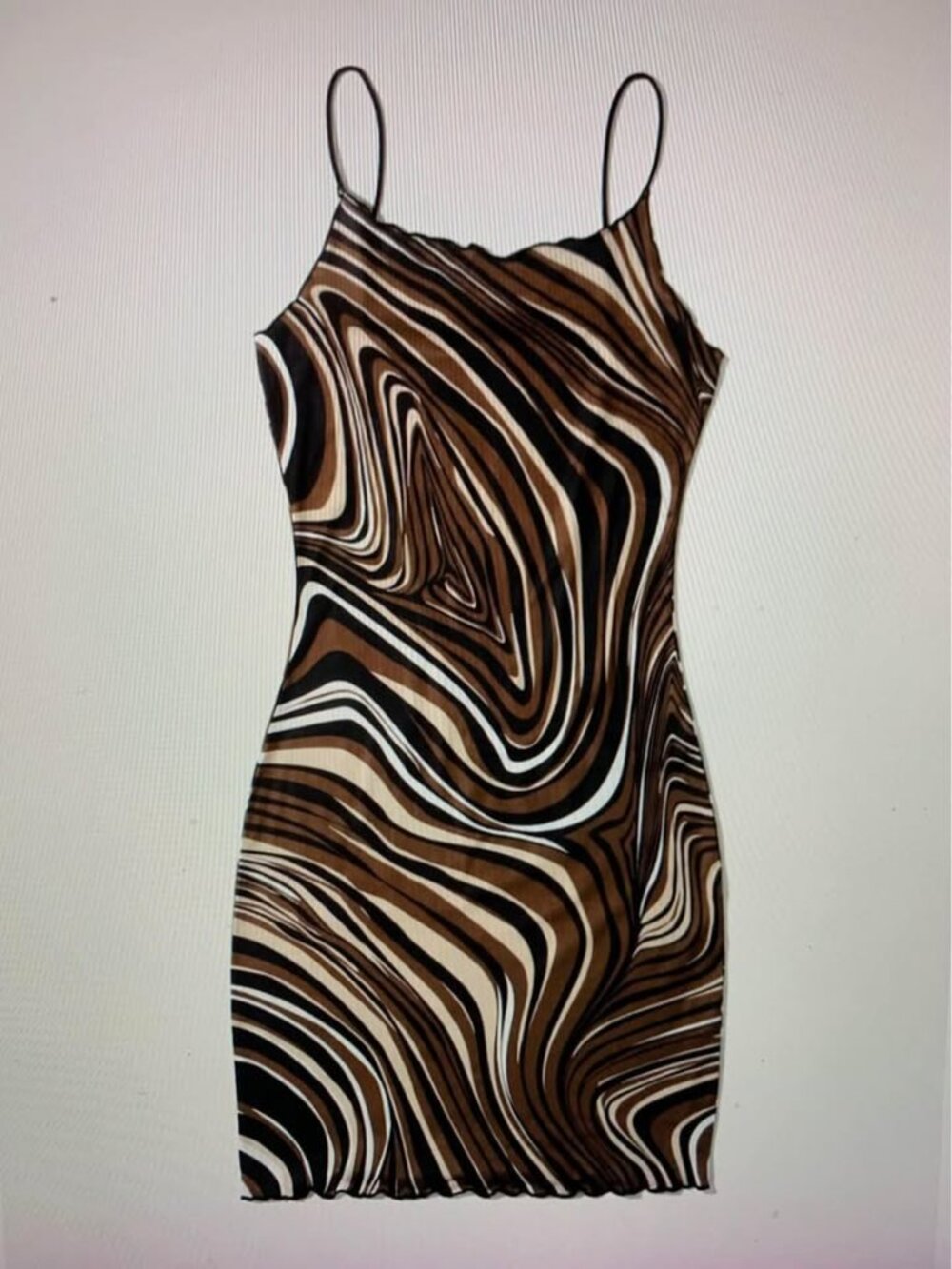 Ladies Size XL Swirl marble design Cami dress